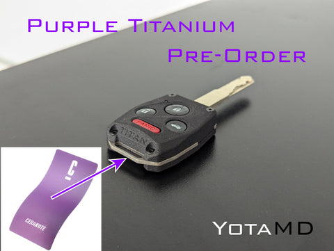 TITAN Fob for Honda 4 Button - Titanium Reinforced Key Upgrade Kit