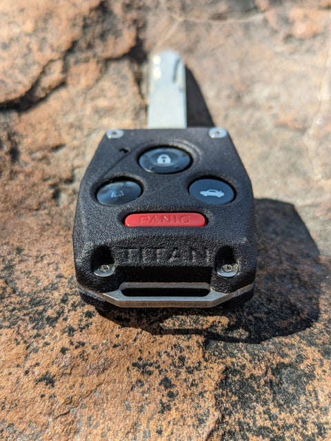 TITAN Fob for Honda 4 Button - Titanium Reinforced Key Upgrade Kit