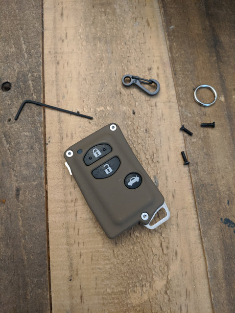YMD2 - 3 Button withOUT PANIC - Titanium Banded Toyota Keyless Start Remote Kit
