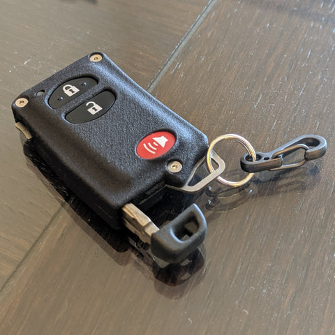 Titanium Toyota Keyless Start Kit (3-Button with PANIC) in color black
