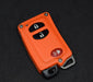 Titanium Toyota Keyless Start Kit (3-Button with PANIC) in color orange