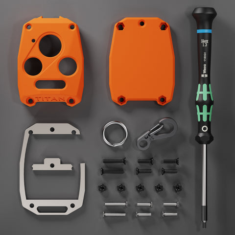 TITAN Fob for Honda 4 Button - Titanium Reinforced Key Upgrade Kit