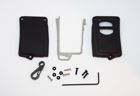 All parts included in the YMD2 - 2 Button Kit