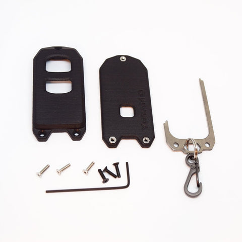 All parts included in the YMD5 - 2 Button Front Kit