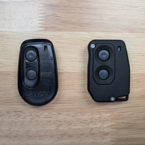 Comparison of original OEM fob and the assembled YMDC