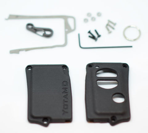 YMD2 - 3 Button withOUT PANIC - Titanium Banded Toyota Keyless Start Remote Kit