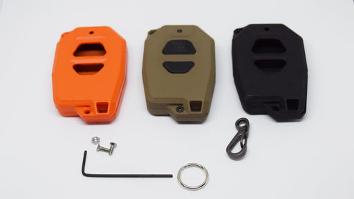 RS3000 Remote shells in Orange, Brown and black
