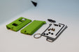 3-Button Titanium Banded Key Fob Kit in Color Green (Parts)