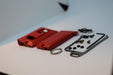 3-Button Titanium Banded Key Fob Kit in Color Red (Parts)