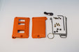 3-Button Titanium Banded Key Fob Kit in Color Orange (Parts)