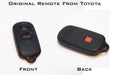 Original Remote from Toyota (Front and back)