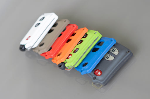 Titanium Toyota Keyless Start Kit (3-Button with PANIC) in different shell colors