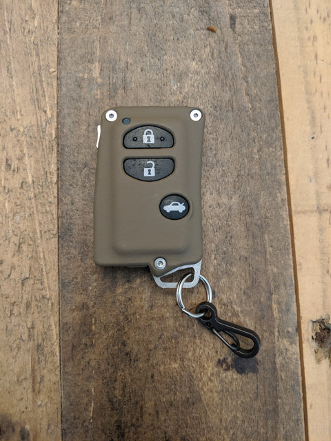 YMD2 - 3 Button withOUT PANIC - Titanium Banded Toyota Keyless Start Remote Kit