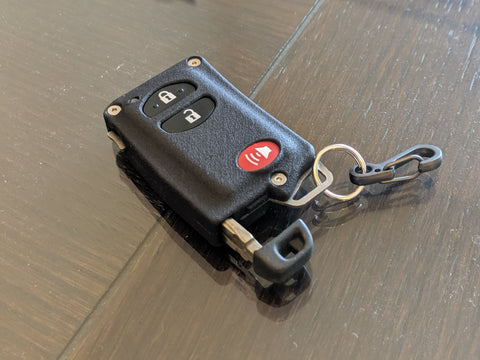 Titanium Toyota Keyless Start Kit (3-Button with PANIC) in color black