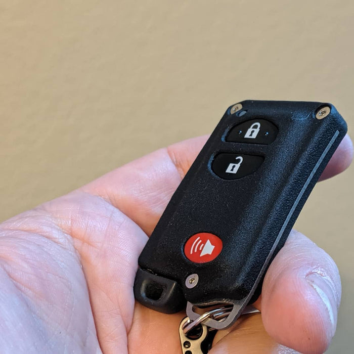YMD2 - 3 Button with PANIC - Titanium Banded Toyota Keyless Start Remote Kit