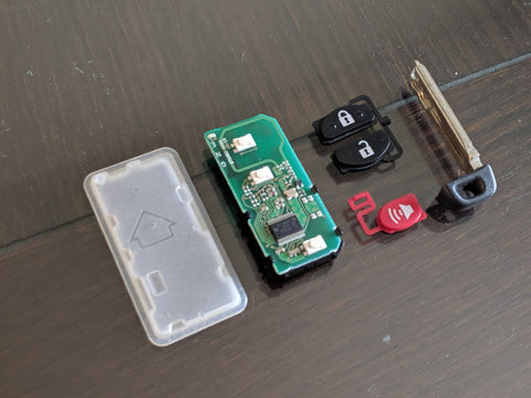 Titanium Toyota Keyless Start Kit (3-Button with PANIC) parts