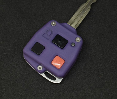 Key Fob Repair Upgrade Kit for Titanium Lexus Toyota in color Purple