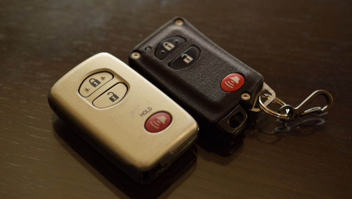 YMD2 - 3 Button with PANIC - Titanium Banded Toyota Keyless Start Remote Kit