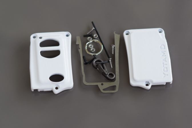 YMD2 - 3 Button with PANIC - Titanium Banded Toyota Keyless Start Remote Kit